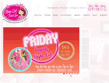 Tablet Screenshot of glamagalparty.com